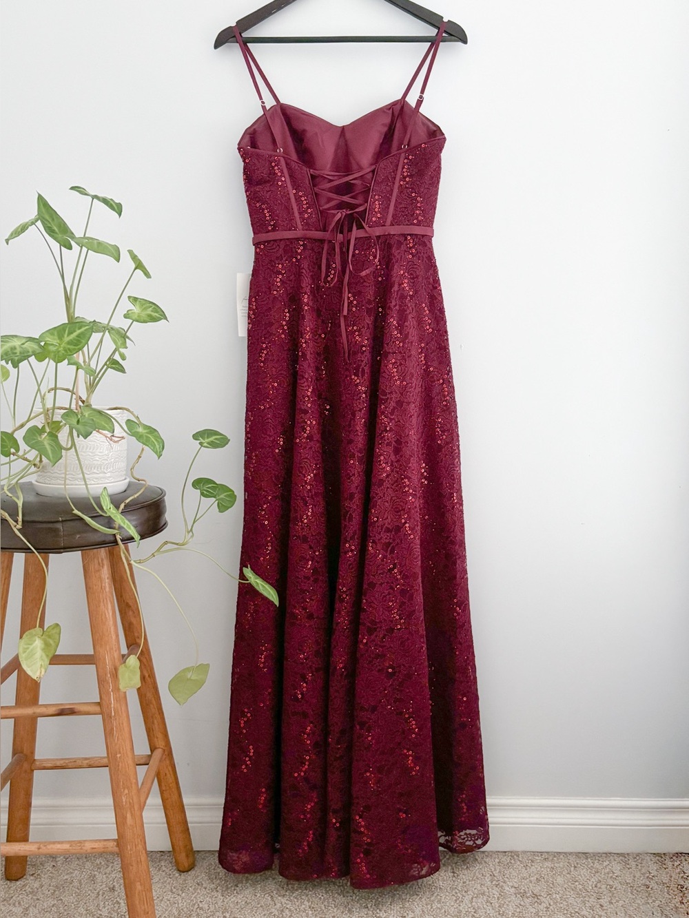 Jules & Cleo sparkle lace evening gown - Picture 8 of 14